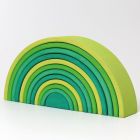 Grimm's Grote Regenboog Meadow Green - 12 delig - 10671