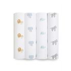 Aden + Anais classic swaddle Organic 4 pack Animal 