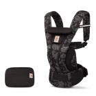 Ergobaby baby draagzak Omni Breeze Onyx Blooms - ergonomische draagzak vanaf geboorte