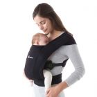 Ergobaby Embrace Pure Black ergonomische draagzak