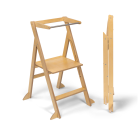 Ette Tete STEP’n’FOLD met extra support– Opvouwbare leertoren - Naturel