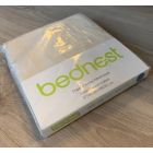 Bednest Jersey Bio Hoeslaken Creme - 40x82 cm - 100% biologisch katoen