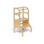 Ette Tete Leertoren Step Up Verstelbaar - Naturel/Wooden 