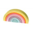 Grimm's Regenboog 12-delig, Pastel kleuren houten speelgoed  - 10673
