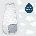 SuperLove Merino Baby Sleeping Bag  - All Season - Silver Linings 0-24 mnd