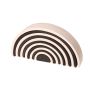 Grimm's Regenboog 12-delig, Zwart-Wit houten speelgoed - 93050