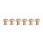 Grapat 6 Houten Paddenstoelen