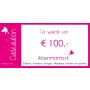 Digitale Cadeaubon €100,-