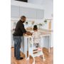 Ette Tete Leertoren Step Up Verstelbaar - Wit - Met extra support