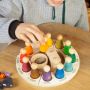 Grapat Speelgoed Jaarring met poppetjes Engels