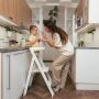 Ette Tete STEP’n’FOLD – Opvouwbare leertoren - Naturel/Wooden  