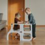 Ette Tete Leertoren Step'n Sit - Inklapbaar tot tafel en stoel - Grijs