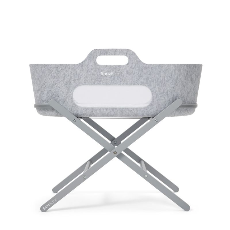 Bestel Snuz SnuzBaskit Light Grey Moses Basket & Dove grey