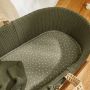 The Little Green Sheep Hoeslaken Moses Basket - Juniper Rice