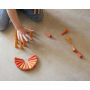 Grapat Houten Speelgoed Mandala Oranje Kegel