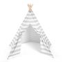 Snuz Kids Teepee Play Tent - Grey Stripe