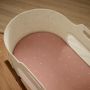 Snuz twin Pack Moses Basket/Pram  Lakens - Blush Dot