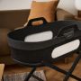Snuz SnuzBaskit Graphite Moses Basket & Graphite Pine Standaard