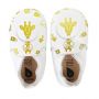 Bobux babyslofjes white giraffe loafer 
