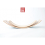 Wobbel XL Blank gelakt - diverse kleuren vilt - houten balance board van 115 cm met wolvilt 