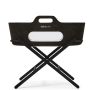 Snuz SnuzBaskit Graphite Moses Basket & Graphite Pine Standaard