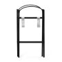 Snuz SnuzBaskit Graphite Moses Basket & Graphite Pine Standaard