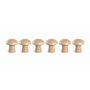 Grapat 6 Houten Paddenstoelen