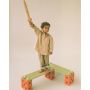 Modu - Activity Toy - Balance Track Burnt Orange / Dusty Green