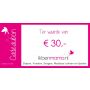 Digitale Cadeaubon €30,-