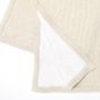 The ittle Green Sheep Organic Cotton & fleece  Blanket Linen 80x100cm