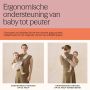 Ergobaby Upsie Sling Carrier- Pearl Grey
