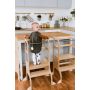 Ette Tete Leertoren Step Up Verstelbaar - Naturel - Met extra support