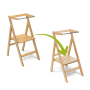 Ette Tete STEP’n’FOLD met extra support– Opvouwbare leertoren - Naturel