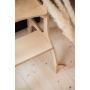 Ette Tete Leertoren Step'n Sit - Inklapbaar tot tafel en stoel - Naturel - Met extra support