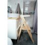 Ette Tete STEP’n’FOLD met extra support– Opvouwbare leertoren - Naturel