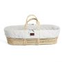 The Little Green Sheep Quilted Moses Basket Dove