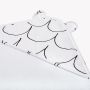 Snuz Baby Hooded Towel - Wave Mono