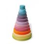 Grimm's Stapeltoren 21 cm Pastel houten speelgoed  - 11001