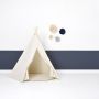 The Little Green Sheep Teepee Play Tent Naturel