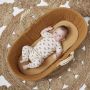 The Little Green Sheep Organic Knit Moses Basket Set Honey