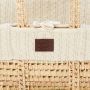 The Little Green Sheep Organic Knit Moses Basket Linen