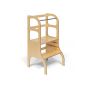 Ette Tete Leertoren Step Up Verstelbaar - Naturel/Wooden 