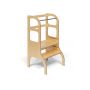 Ette Tete Leertoren Step Up Verstelbaar - Naturel/Wooden 