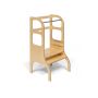 Ette Tete Leertoren Step Up Verstelbaar - Naturel/Wooden 