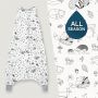 SuperLove Merino Toddler Slaapzak  -  All Season - Enchanted forest large 92-110cm