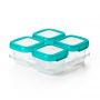 Oxo Vierdelige set diepvriesdoosjes (4x120 ml) Teal