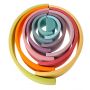 Grimm's Regenboog 12-delig, Pastel kleuren houten speelgoed  - 10673