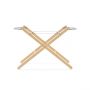 Snuz SnuzBaskit Light Grey Moses Basket & Natural Standaard 