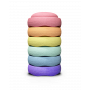 Stapelstein Stapelstenen Rainbow Pastel- 6 delig