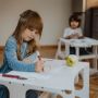 Ette Tete Leertoren Step'n Sit - Inklapbaar tot tafel en stoel - Wit 